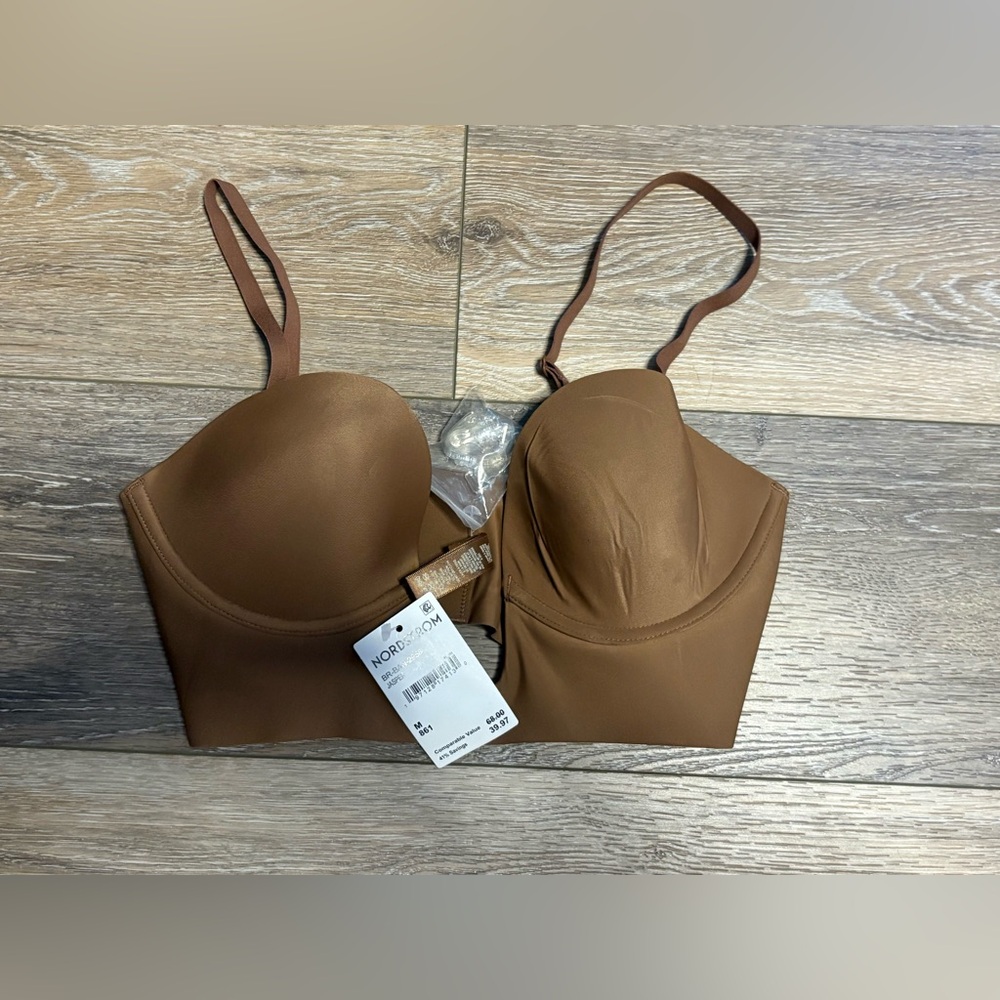 SKIMS Brown Bra